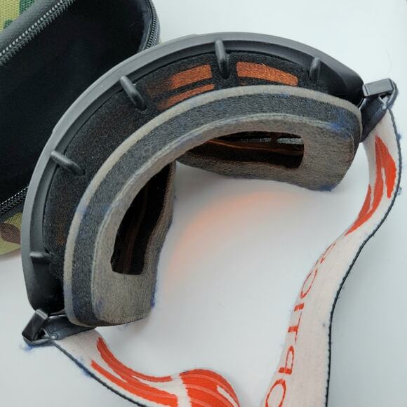 Zeal Optics Ski Goggles Link Hyper Flash No Fog Vented Orange Lens Hard Case - Picture 4 of 14